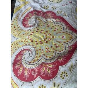 ECHO Jaipur Queen Size Duvet Cover 88” X 90” Bohemain Paisley Cotton Buttons
